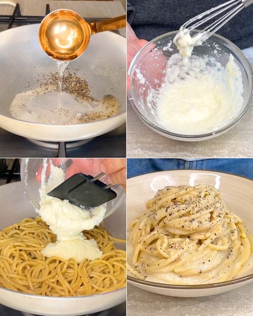 Spaghetti Cacio E Pepe P Vodn Msk Recept Na P Pravu Kr Mov Ch